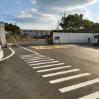 苏州阳澄湖人行道划线白线通道黄线车道标线价格